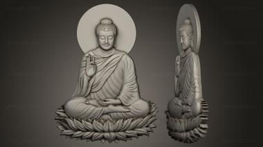 Buddha figurines (STKBD_0004) 3D model for CNC machine